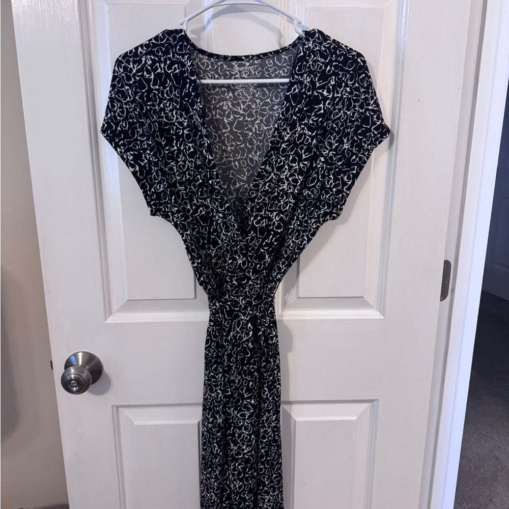 Nine West Black and White Mini Dress